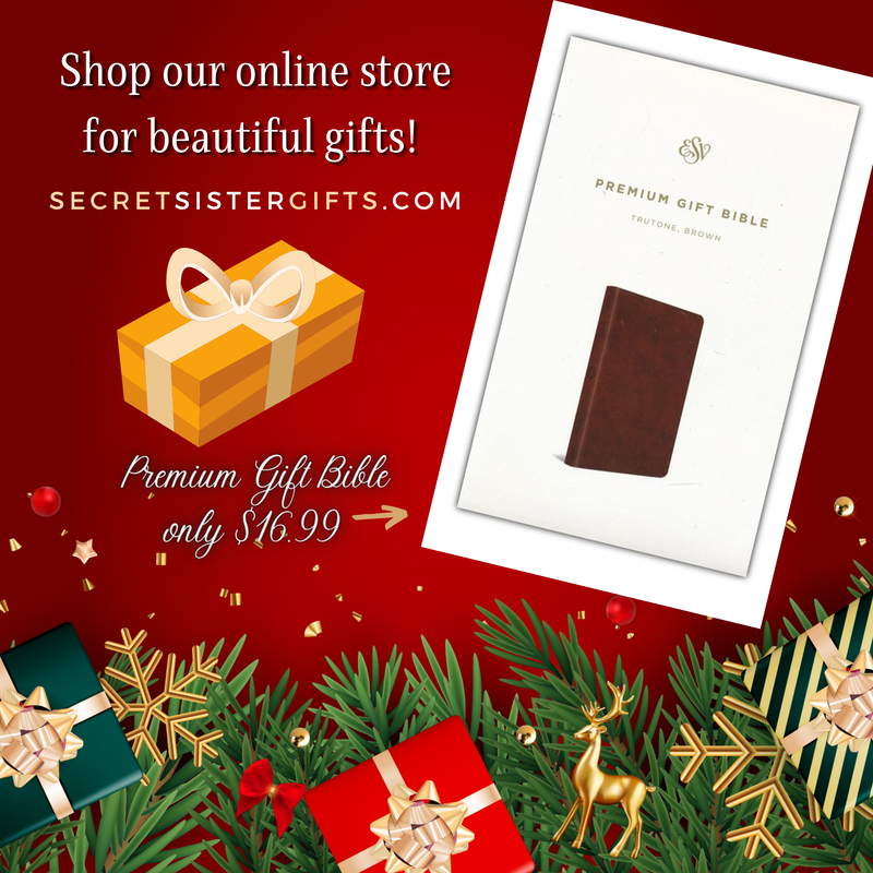 Premium ESV Gift Bible: Secret Sister gift idea!