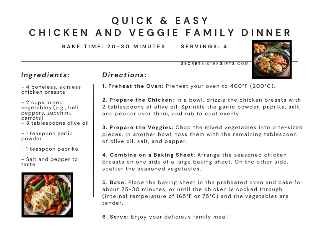 Easy Chicken & Veggie Dinner Recipe