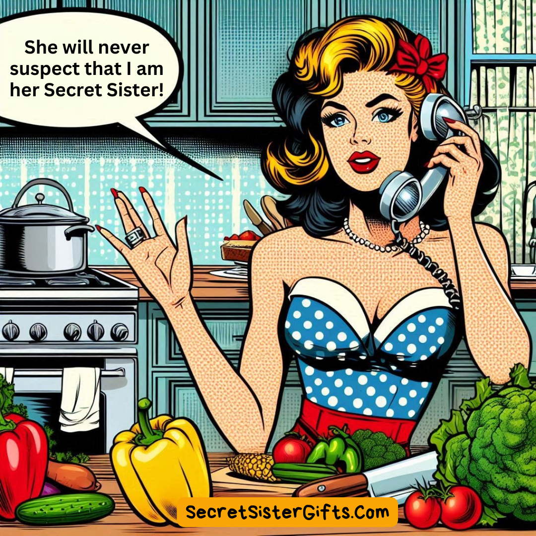 Don't let your Secret Sister know it's you! Comic