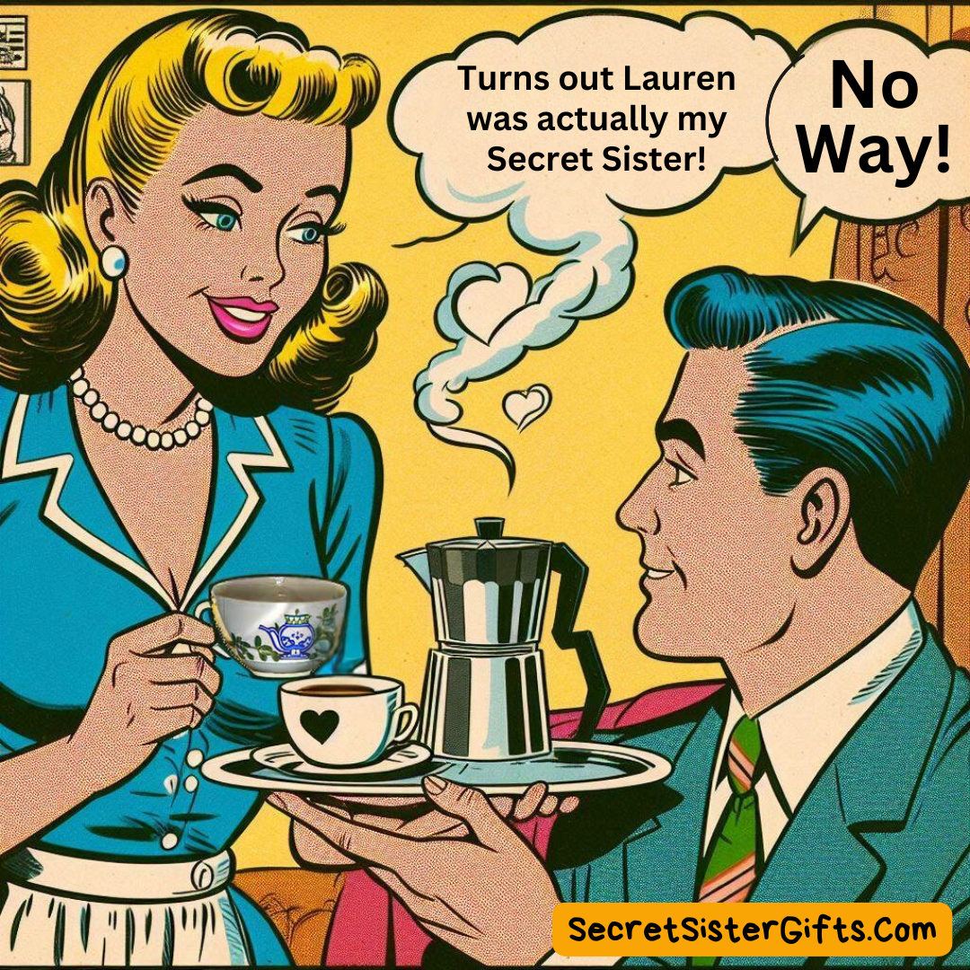 Reveal your name to your Secret Sister. Comic