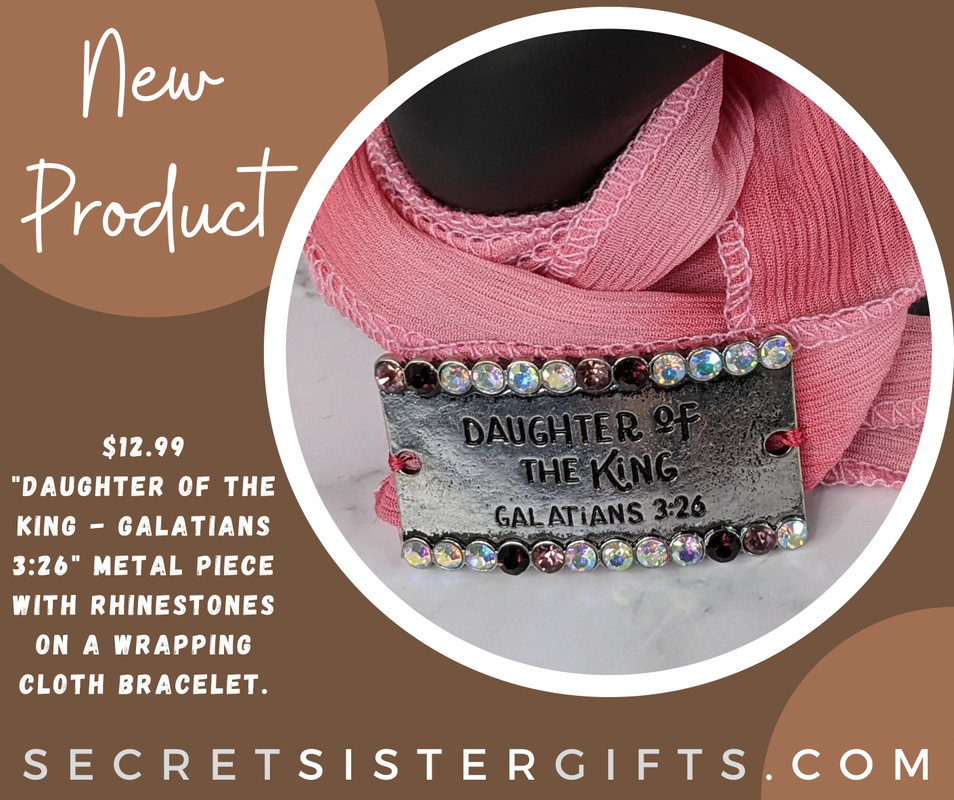 Pink Daughter of the King Wrap Bracelet