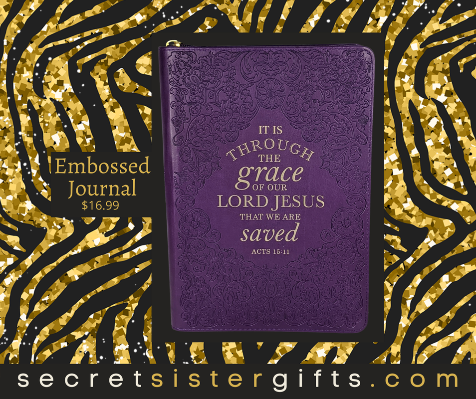 Embossed Scripture Journal - Secret Sister Gifts