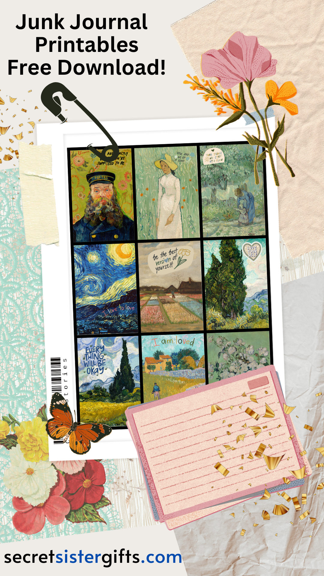 Printable Junk Journal Art