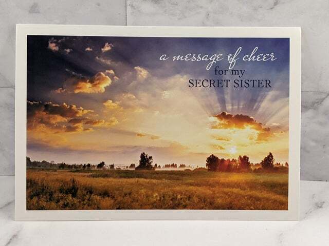 Shop the Secret Sister Greeting Cards Category for Christian Cards for Secret Sisters