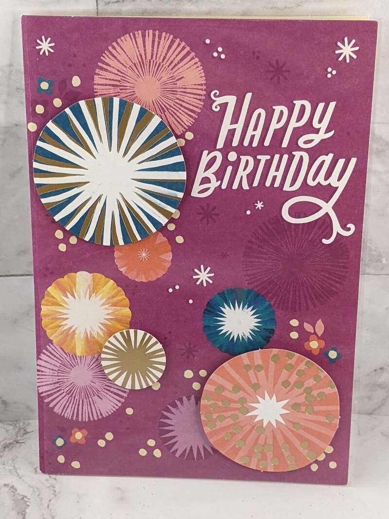 Happy Birthday Blessings Card