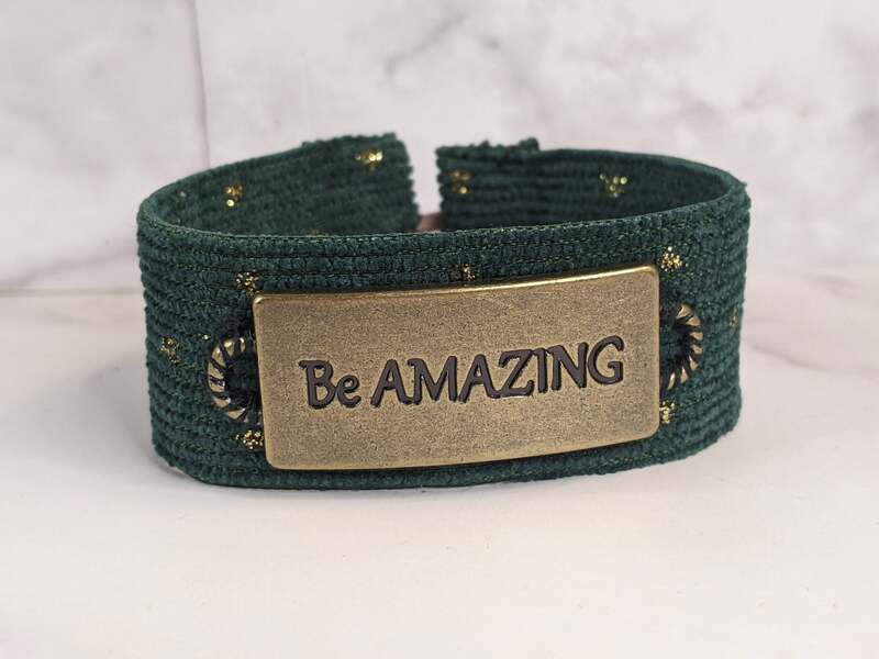 Be Amazing Corduroy Bracelet