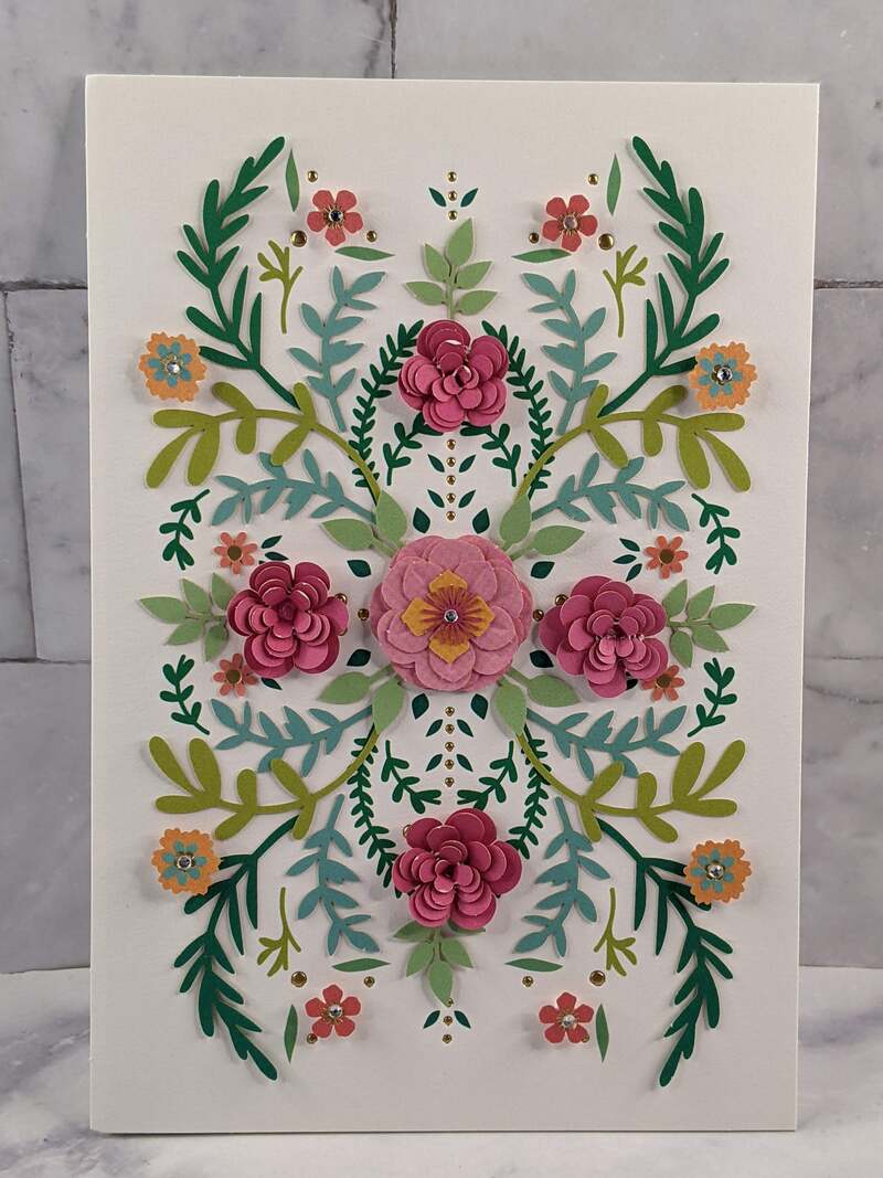 Flower Blank Card