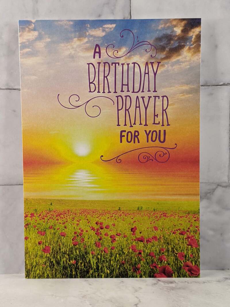 A Birthday Prayer for You Card