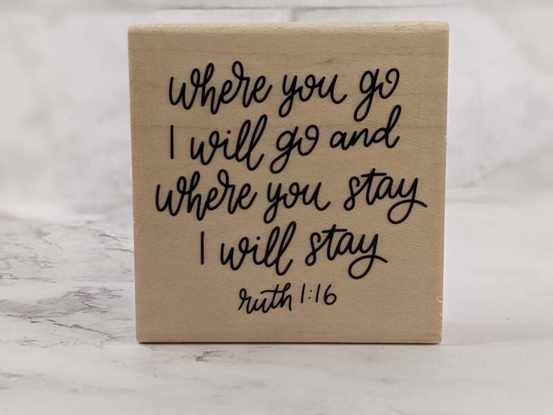 Where You Go Stamp
