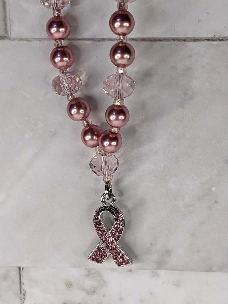 Breast Cancer Awareness Necklace