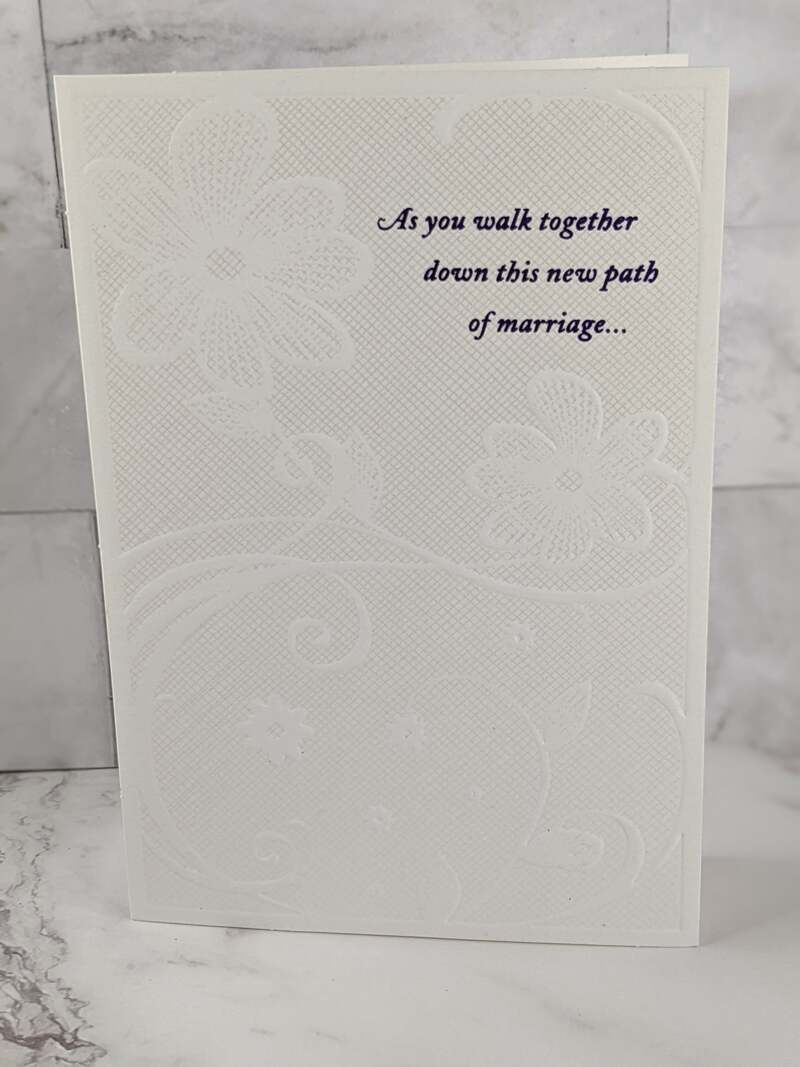 New Path of Marriage Wedding Card