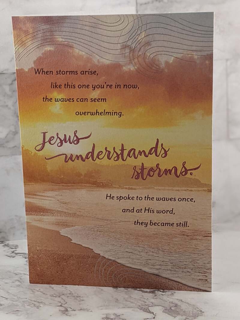 Jesus Understands Storms Card