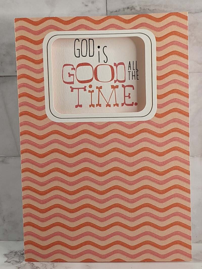 God Is Good Congratulations Card