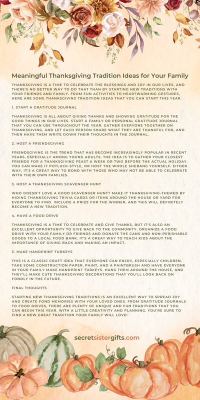 Meaningful Thanksgiving Tradition Ideas for Your Family